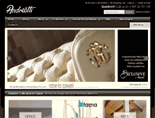 Tablet Screenshot of andreotti-furniture.com